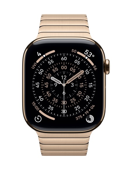 Apple MXMH3ZM A Accesorios para dispositivos vestibles inteligentes Grupo de rock Oro Acero inoxidable Apple MXMH3ZM A Accesorios para dispositivos vestibles inteligentes Grupo de rock Oro Acero inoxidable