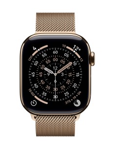 Apple MXMN3ZM A Accesorios para dispositivos vestibles inteligentes Grupo de rock Oro Acero inoxidable