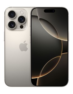 Apple iPhone 16 Pro 16 cm (6.3") SIM doble iOS 18 5G USB Tipo C 128 GB Titanio