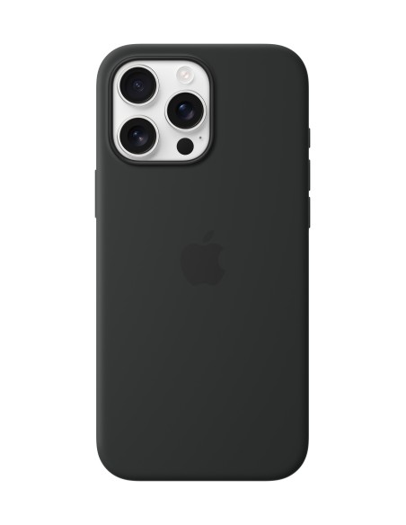 Apple Funda de silicona con MagSafe para el iPhone 16 Pro Max - Negro Apple Funda de silicona con MagSafe para el iPhone 16 Pro Max - Negro