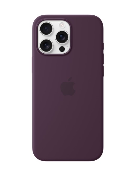 Apple Funda de silicona con MagSafe para el iPhone 16 Pro Max - Ciruela Apple Funda de silicona con MagSafe para el iPhone 16 Pro Max - Ciruela