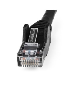 StarTech.com Cable de 15m CAT6 Ethernet - LSZH - Cable de Red RJ45 UTP de 10Gb - 650MHz - PoE de 100W - Latiguillo Snagless con 2