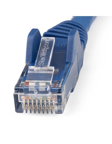 StarTech.com Cable de 7m CAT6 Ethernet - LSZH - Cable de Red RJ45 UTP de 10Gb - 650MHz - PoE de 100W - Latiguillo Snagless con