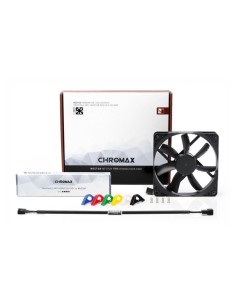Noctua NF-S12A PWM chromax.black.swap Carcasa del ordenador Ventilador 12 cm Negro 1 pieza(s) 2