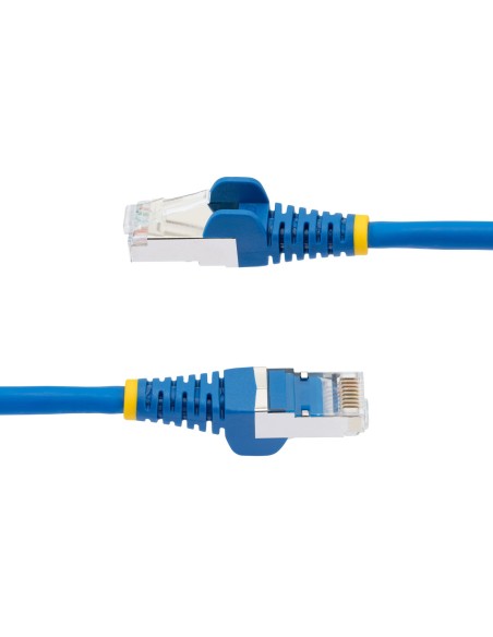StarTech.com Cable de 10m de Red Ethernet CAT6a - Azul - Low Smoke Zero Halogen (LSZH) - 10GbE - 500MHz - PoE++ de 100W -