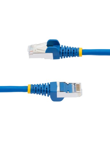 StarTech.com Cable de 2m de Red Ethernet CAT6a - Azul - Low Smoke Zero Halogen (LSZH) - 10GbE - 500MHz - PoE++ de 100W -