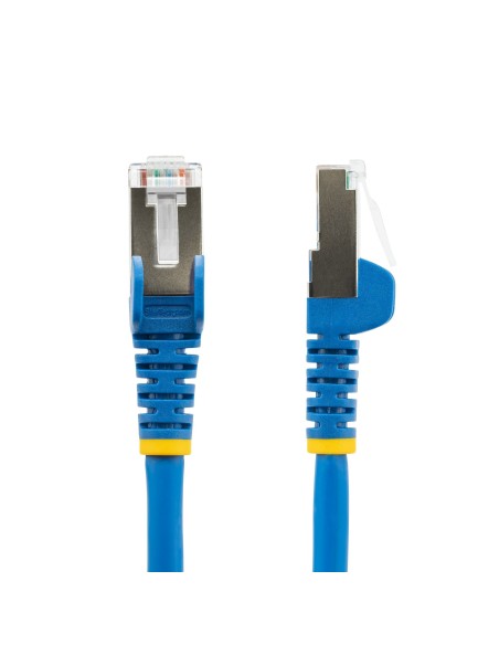 StarTech.com Cable de 5m de Red Ethernet CAT6a - Azul - Low Smoke Zero Halogen (LSZH) - 10GbE - 500MHz - PoE++ de 100W -