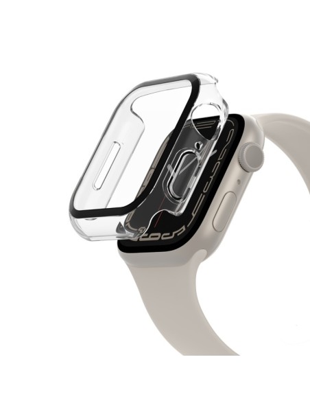 Belkin ScreenForce Protector de pantalla Blanco Policarbonato (PC), Vidrio templado