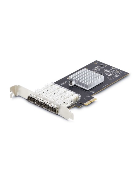 StarTech.com Tarjeta PCIe 2.1x2 (Compatible con x4, x8 y x16) de Red de Fibra Óptica Cobre Ethernet 1Gb SFP de 4 Puertos - StarTech.com Tarjeta PCIe 2.1x2 (Compatible con x4, x8 y x16) de Red de Fibra Óptica Cobre Ethernet 1Gb SFP de 4 Puertos -