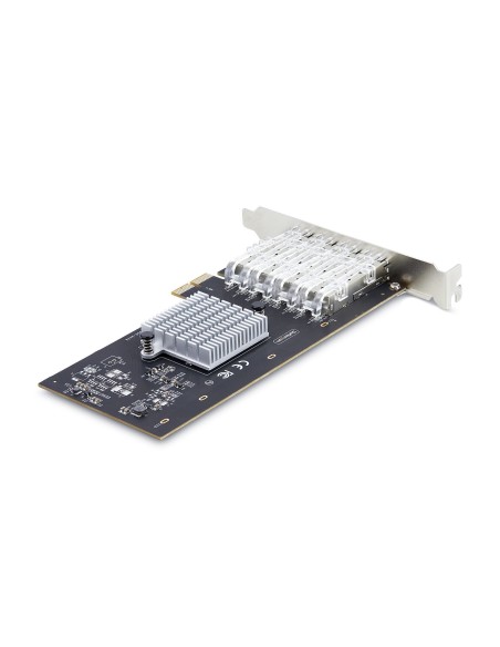 StarTech.com Tarjeta PCIe 2.1x2 (Compatible con x4, x8 y x16) de Red de Fibra Óptica Cobre Ethernet 1Gb SFP de 4 Puertos - StarTech.com Tarjeta PCIe 2.1x2 (Compatible con x4, x8 y x16) de Red de Fibra Óptica Cobre Ethernet 1Gb SFP de 4 Puertos -