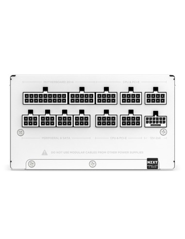 NZXT C850 Gold ATX 3.1 unidad de fuente de alimentación 850 W 24-pin ATX Blanco