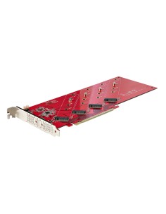 StarTech.com QUAD-M2-PCIE-CARD-B tarjeta y adaptador de interfaz Interno M.2