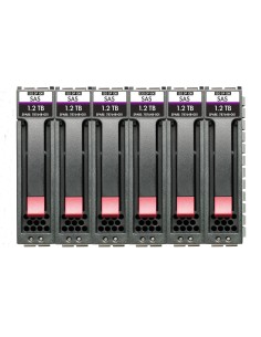HPE MSA 7.2TB SAS 12G Enterprise 10K SFF (2.5in) M2 3yr Wty 6-pack HDD Bundle