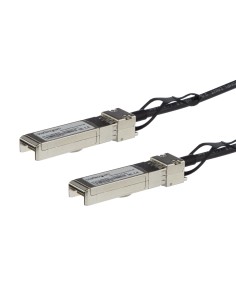 StarTech.com Cable de 2m Twinax Direct Attach SFP+ a SFP+ - 10G Compatible con MSA sin Codificar - DAC de Cobre SFP+ de 10 GbE