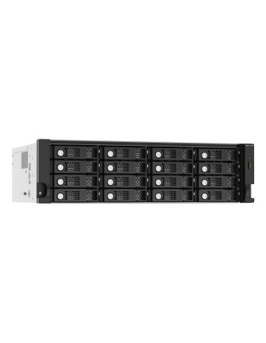 QNAP TL-R1620Sep-RP Caja de disco duro (HDD) Negro, Gris 2.5 3.5"