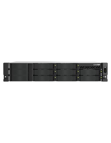 QNAP TS-855EU-8G servidor de almacenamiento NAS Bastidor (2U) Intel Atom® C5125 8 GB DDR4 0 TB QuTS hero Negro