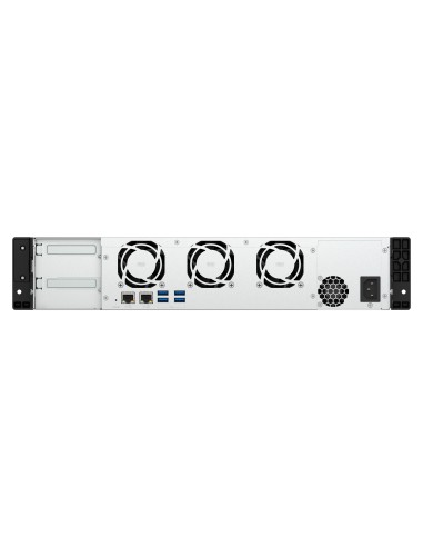 QNAP TS-855EU-8G servidor de almacenamiento NAS Bastidor (2U) Intel Atom® C5125 8 GB DDR4 0 TB QuTS hero Negro