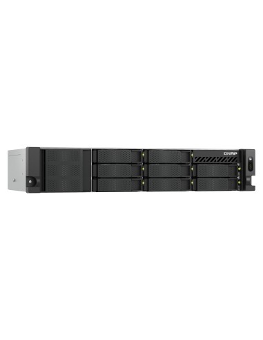 QNAP TS-855EU-8G servidor de almacenamiento NAS Bastidor (2U) Intel Atom® C5125 8 GB DDR4 0 TB QuTS hero Negro