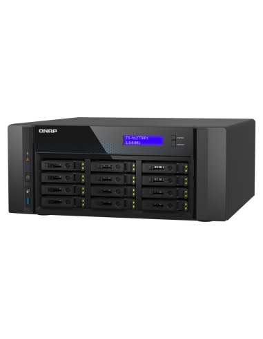 QNAP TS-H1277AFX-R7-32G servidor de almacenamiento NAS Torre AMD Ryzen™ 7 32 GB DDR5 0 TB QuTS hero Negro