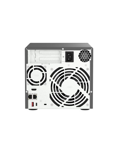 QNAP TVS-H474 NAS Torre Intel® Pentium® G7400 8 GB DDR4 0 TB QuTS hero Negro