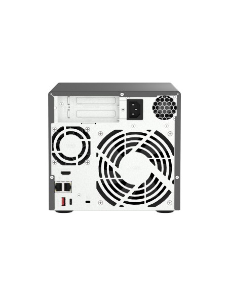 QNAP TVS-H474 NAS Torre Intel® Pentium® G7400 8 GB DDR4 0 TB QuTS hero Negro