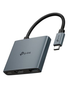 TP-Link UH3020C hub de interfaz USB Tipo C 5000 Mbit s Gris