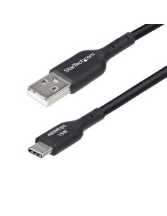 StarTech.com Cable Cargador USB-A a USB-C de 3m - Cable Adaptador USB-A a USB Tipo C - 3A - Cable de Carga y Sincronización -