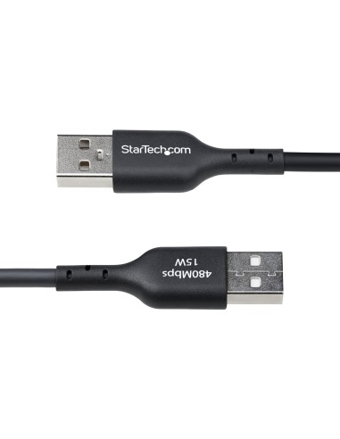 StarTech.com Cable Cargador USB-A a USB-C de 3m - Cable Adaptador USB-A a USB Tipo C - 3A - Cable de Carga y Sincronización -