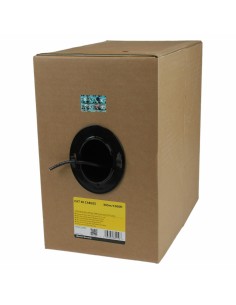 StarTech.com Bobina de Cable de Red Ethernet Cat5e a Granel - 304,8m - Sólido - CMR - Negro - Se Ajusta a TAA