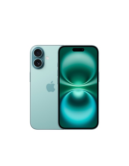 Apple iPhone 16 15,5 cm (6.1") SIM doble iOS 18 5G USB Tipo C 128 GB Verde azulado Apple iPhone 16 15,5 cm (6.1") SIM doble iOS 18 5G USB Tipo C 128 GB Verde azulado