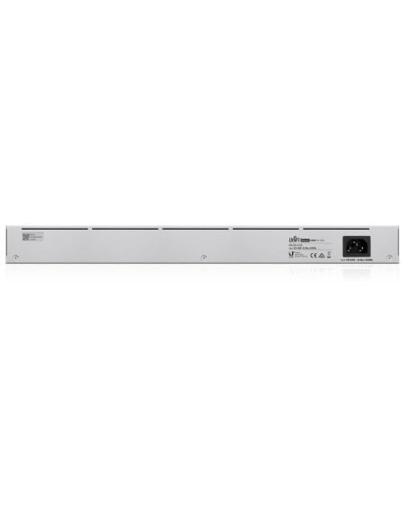 Ubiquiti UniFi 24-Port PoE Gestionado L2 L3 Gigabit Ethernet (10 100 1000) Energía sobre Ethernet (PoE) 1U Plata