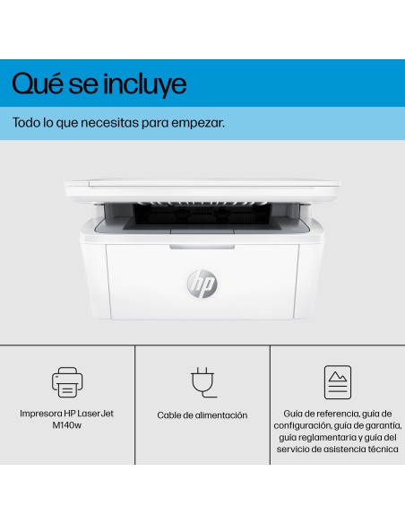 HP LaserJet M140w Inalámbrico Multifunction Blanco y negro Impresora, Fotocopiadora, escáner HP LaserJet M140w Inalámbrico Multifunction Blanco y negro Impresora, Fotocopiadora, escáner