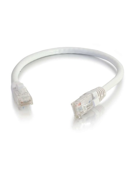C2G Cable de conexión de red de 3 m Cat5e sin blindaje y con funda (UTP), color blanco