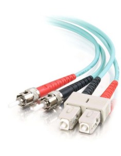C2G 85525 Cable de fibra óptica e InfiniBand 5 m SC ST OFNR Turquesa
