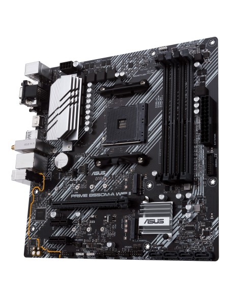 ASUS PRIME B550M-A WIFI II AMD B550 Zócalo AM4 micro ATX