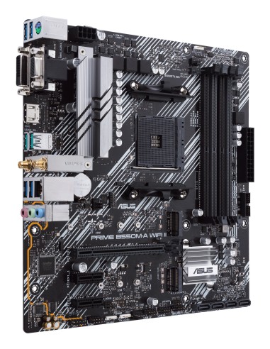 ASUS PRIME B550M-A WIFI II AMD B550 Zócalo AM4 micro ATX