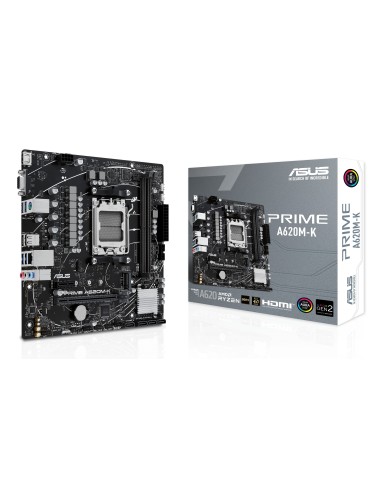 ASUS PRIME A620M-K AMD A620 Zócalo AM5 micro ATX