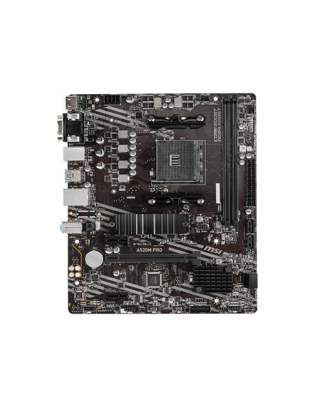 MSI A520M PRO placa base AMD A520 Zócalo AM4 micro ATX MSI A520M PRO placa base AMD A520 Zócalo AM4 micro ATX