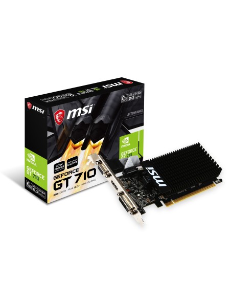 MSI GT 710 2GD3H LP tarjeta gráfica NVIDIA GeForce GT 710 2 GB GDDR3 MSI GT 710 2GD3H LP tarjeta gráfica NVIDIA GeForce GT 710 2 GB GDDR3