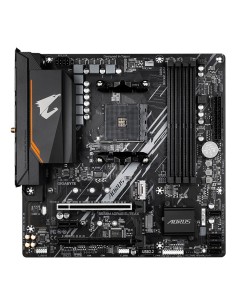 GIGABYTE B550M AORUS ELITE AX Placa base - Procesadores AMD Ryzen 5000, VRM de 5+3 fases, hasta 4733 MHz DDR4, 1xPCIe 4.0 + 2