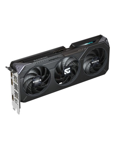 GIGABYTE Radeon RX 9060 XT GAMING OC 16G Tarjeta Gráfica - 16GB GDDR6, 128bit, PCI-E 5.0, 3320 MHz Frecuencia del núcleo, 2 x