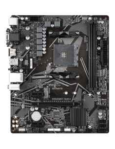GIGABYTE Placa base A520M S2H - Soporta CPUs AMD Ryzen serie 5000 AM4, VRM digital puro de 4+3 fases, hasta 5100MHz DDR4 (OC), 2