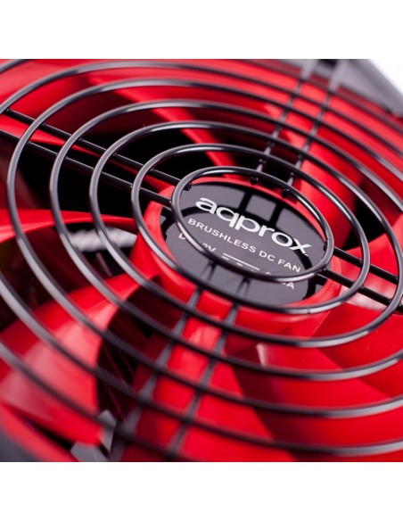 Approx FUENTE ALIM. GAMING ATX 800W unidad de fuente de alimentación 20+4 pin ATX Negro, Rojo