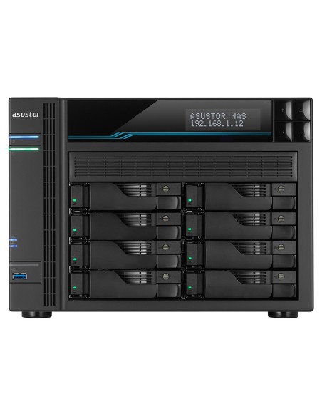Asustor Lockerstor 10 AS6510T NAS Torre Intel Atom® C3538 8 GB DDR4 0 TB ADM Negro Asustor Lockerstor 10 AS6510T NAS Torre Intel Atom® C3538 8 GB DDR4 0 TB ADM Negro