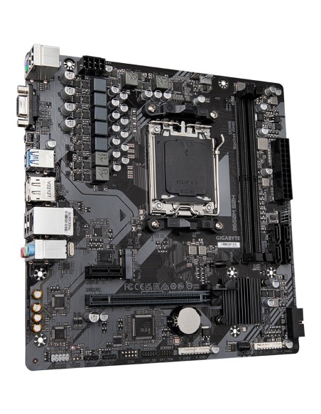 GIGABYTE B650M S2H Placa base - AMD Ryzen serie 9000, VRM de 5+2+2 fases, hasta 6400 MHz DDR5 (OC), 1xPCIe 4.0 M.2, LAN GbE, GIGABYTE B650M S2H Placa base - AMD Ryzen serie 9000, VRM de 5+2+2 fases, hasta 6400 MHz DDR5 (OC), 1xPCIe 4.0 M.2, LAN GbE,