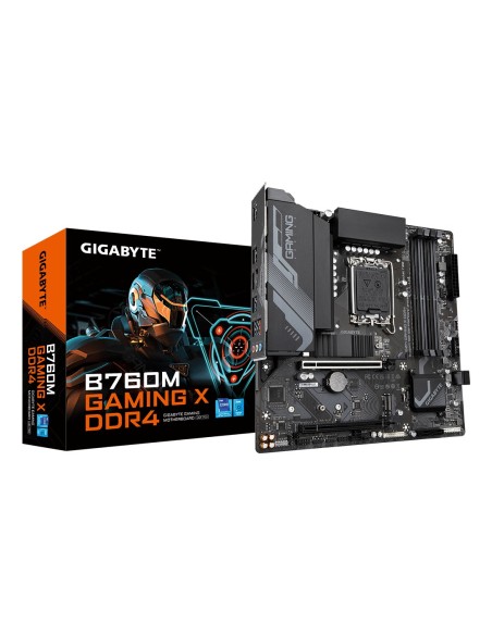 GIGABYTE B760M GAMING X DDR4 Placa base - Soporta CPUs Intel Core de 14ª generación, VRM digital de 8+1+1 fases, hasta 5333MHz GIGABYTE B760M GAMING X DDR4 Placa base - Soporta CPUs Intel Core de 14ª generación, VRM digital de 8+1+1 fases, hasta 5333MHz