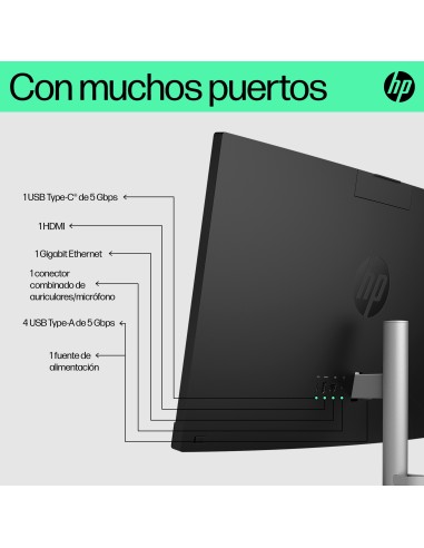 HP 24 -cr0129ns PC Intel® Core™ i5 i5-1335U 60,5 cm (23.8") 1920 x 1080 Pixeles PC todo en uno 16 GB DDR4-SDRAM 512 GB SSD