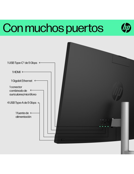 HP 24 -cr0129ns PC Intel® Core™ i5 i5-1335U 60,5 cm (23.8") 1920 x 1080 Pixeles PC todo en uno 16 GB DDR4-SDRAM 512 GB SSD