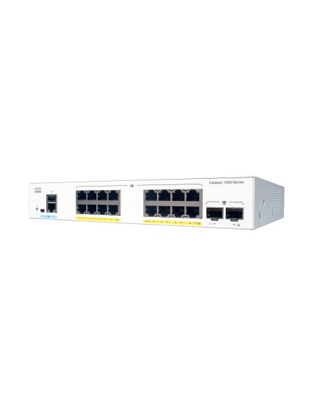 Cisco Catalyst C1000-16P-2G-L switch Gestionado L2 Gigabit Ethernet (10 100 1000) Energía sobre Ethernet (PoE) Gris