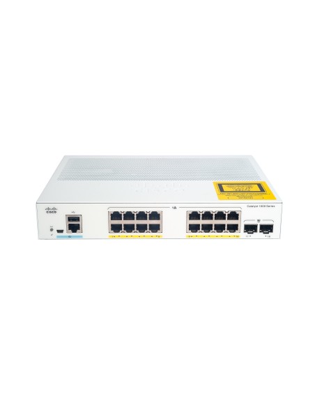 Cisco Catalyst C1000-16P-2G-L switch Gestionado L2 Gigabit Ethernet (10 100 1000) Energía sobre Ethernet (PoE) Gris